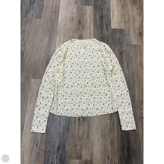 Top Long Sleeve By Davi & Dani In Floral Print, Size: L
