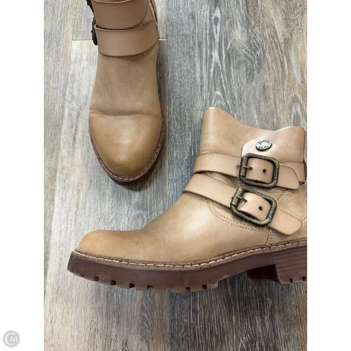 Boots Ankle Heels By Blowfish In Brown, Size: 10