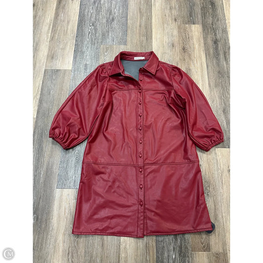 Dress Casual Short By Avec Les Filles In Red, Size: L