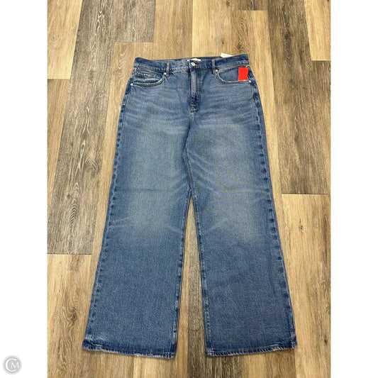 Jeans Wide Leg By Loft In Blue Denim, Size: 12