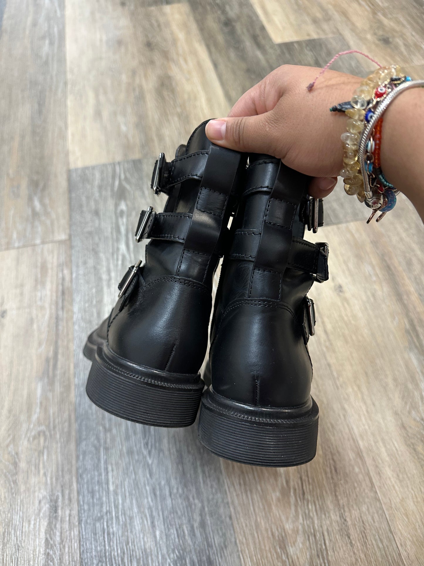 Boots Combat By Franco Sarto In Black, Size: 8