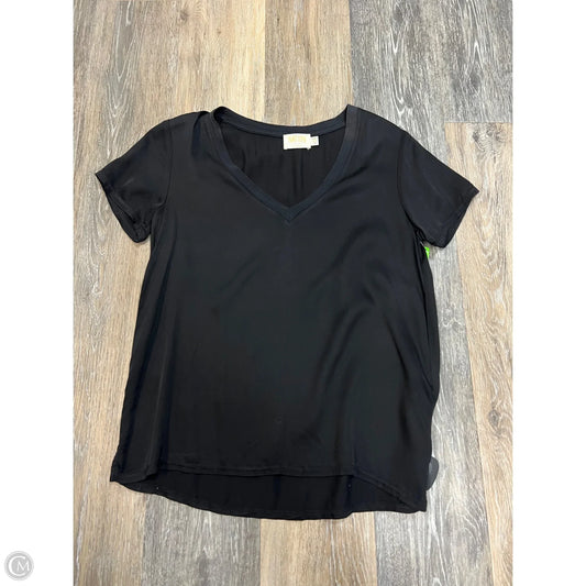 Blouse Short Sleeve By Nation Ltd In Black, Size: Xs