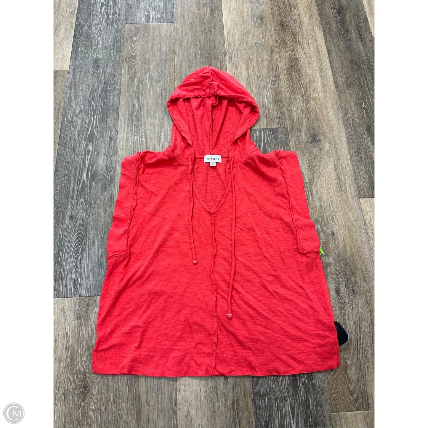 Top Short Sleeve By Evereve In Red, Size: S