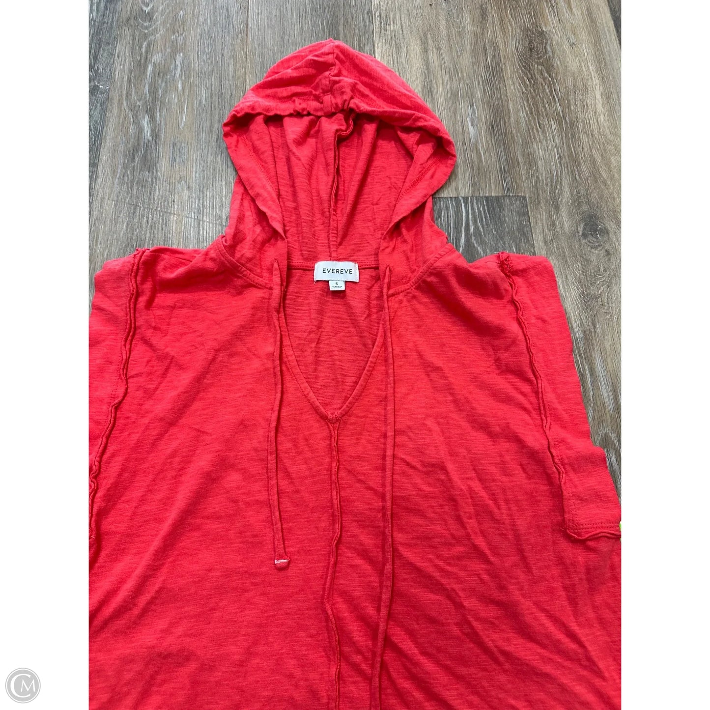 Top Short Sleeve By Evereve In Red, Size: S