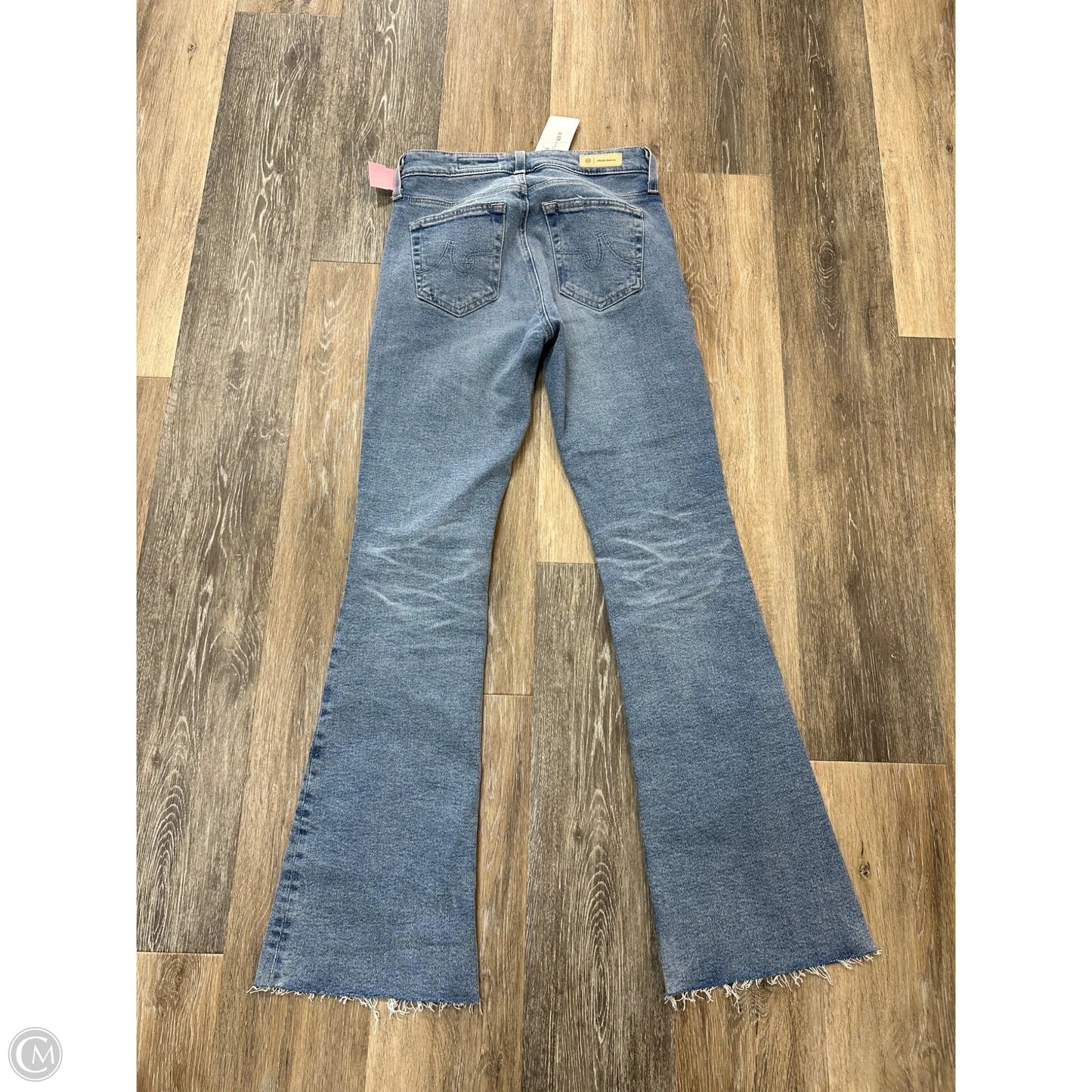 Jeans Boot Cut By Adriano Goldschmied In Blue Denim, Size: 0/24