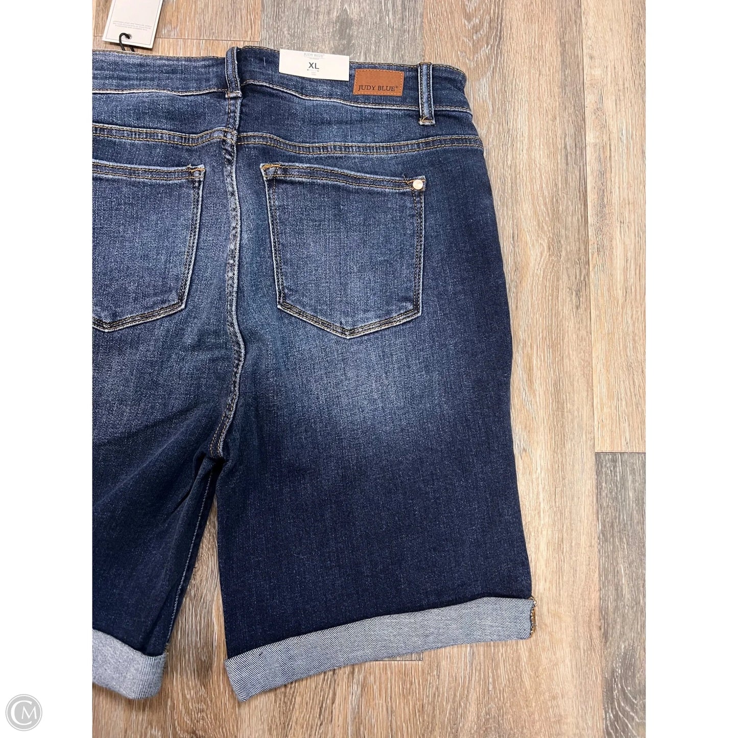 Shorts By Judy Blue In Blue Denim, Size: Xl
