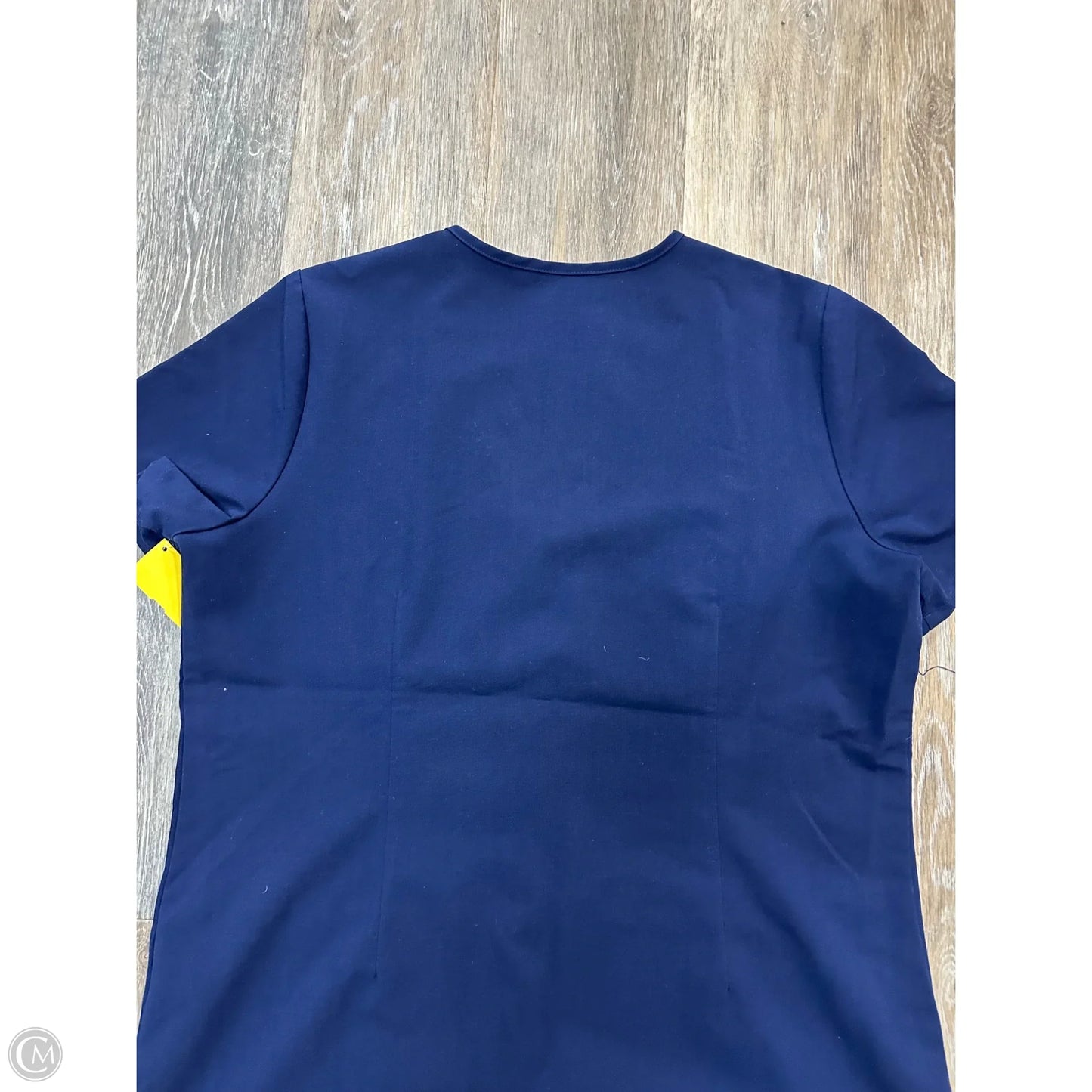 Scrub Top Short Sleeve By Figs In Navy, Size: M