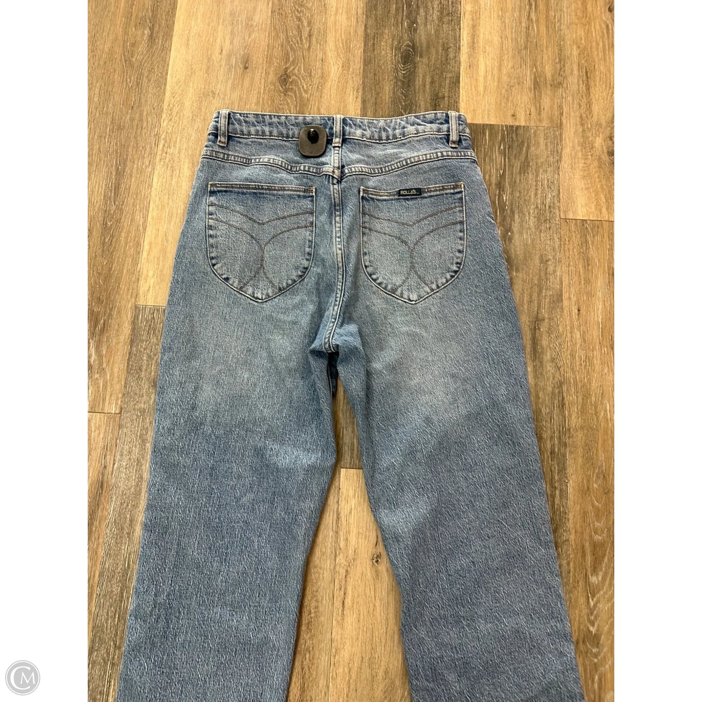 Jeans Straight By Rollas In Blue Denim, Size: 12