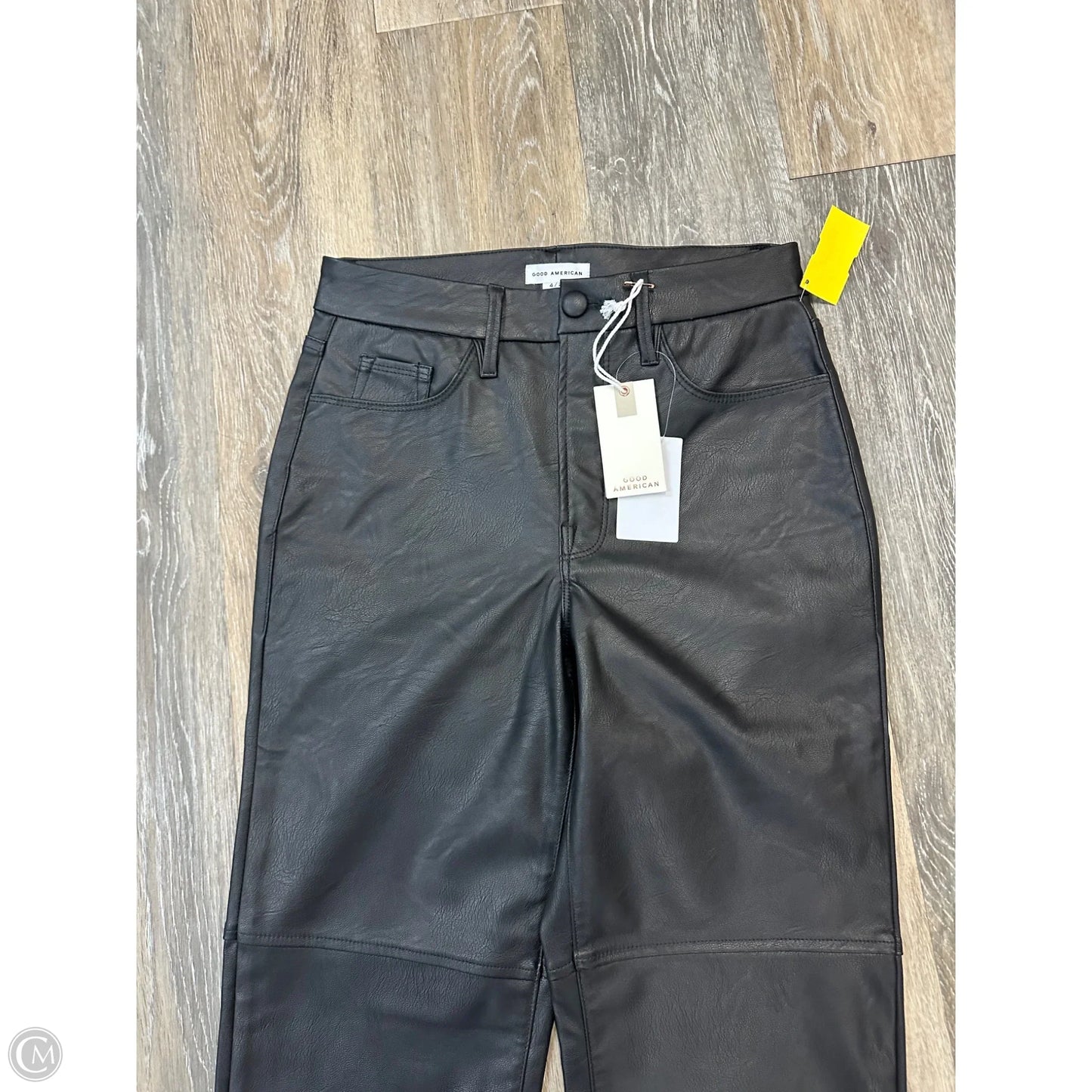 Jeans Straight By Good American In Black, Size: 4