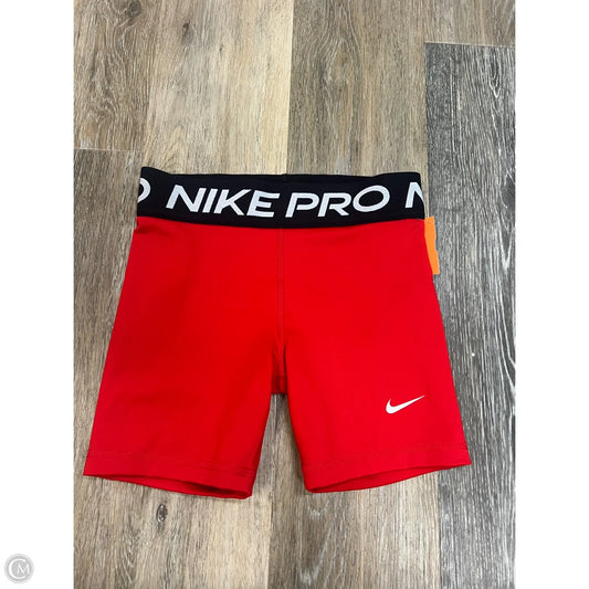 Athletic Shorts By Nike In Red, Size: M