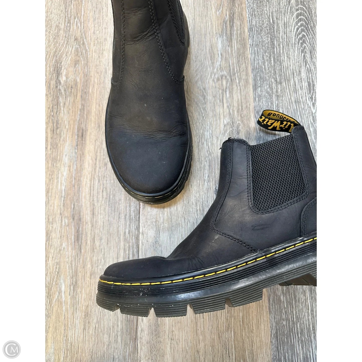 Boots Ankle Heels By Dr Martens In Black, Size: 8