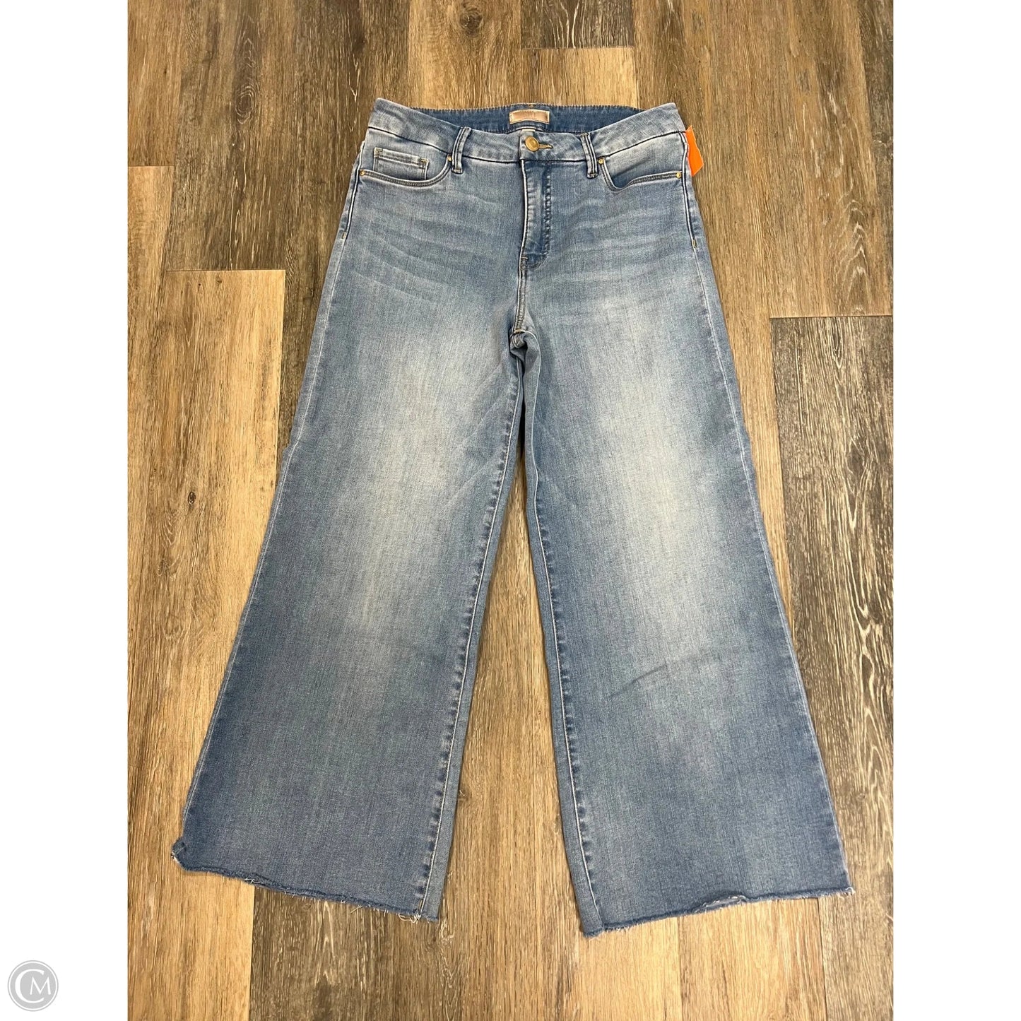 Jeans Straight By Kut In Blue Denim, Size: 8