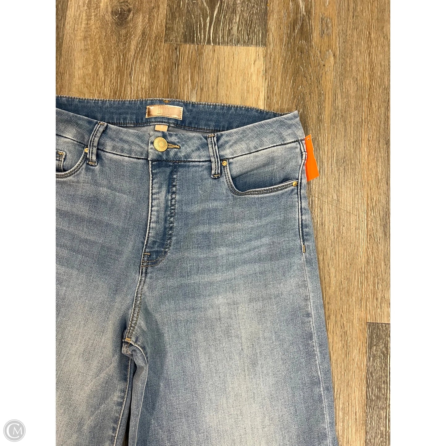 Jeans Straight By Kut In Blue Denim, Size: 8