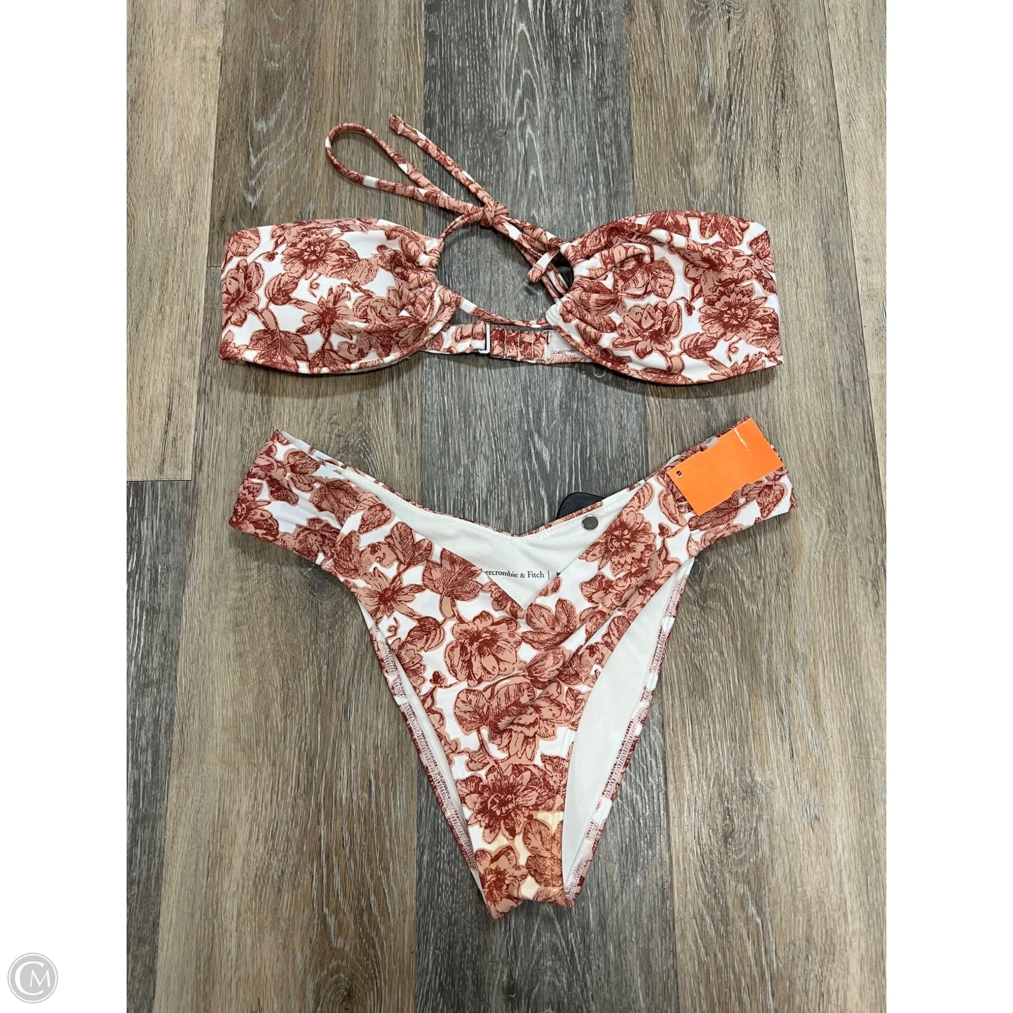 Swimsuit 2pc By Abercrombie And Fitch In Floral Print, Size: M