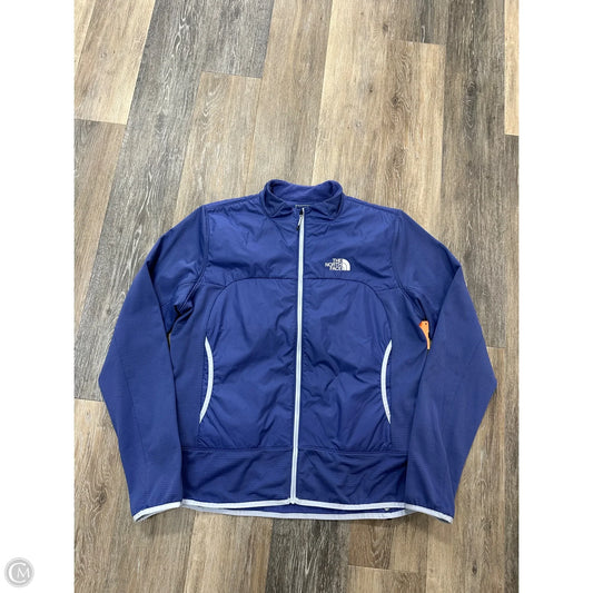 Athletic Jacket By The North Face In Purple, Size: Xl