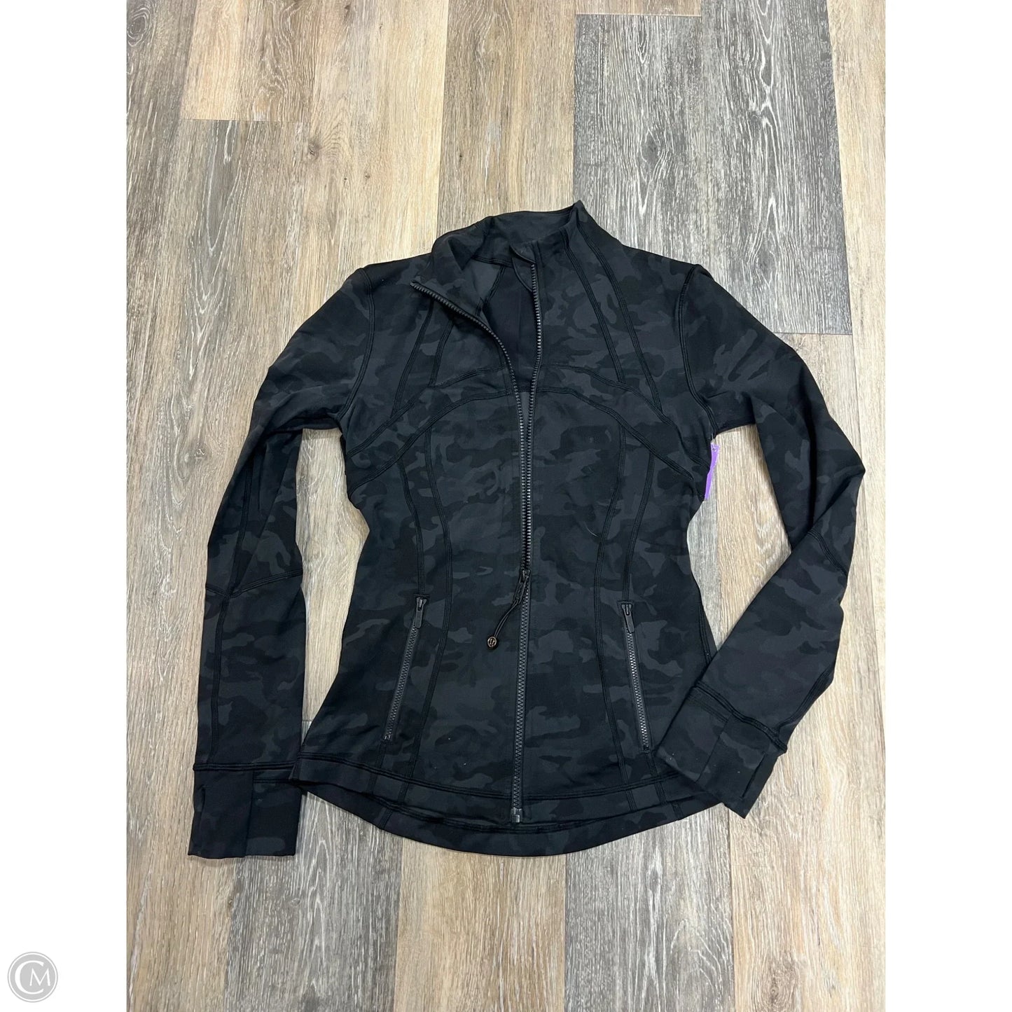 Athletic Sweatshirt Collar By Lululemon In Black, Size: 6
