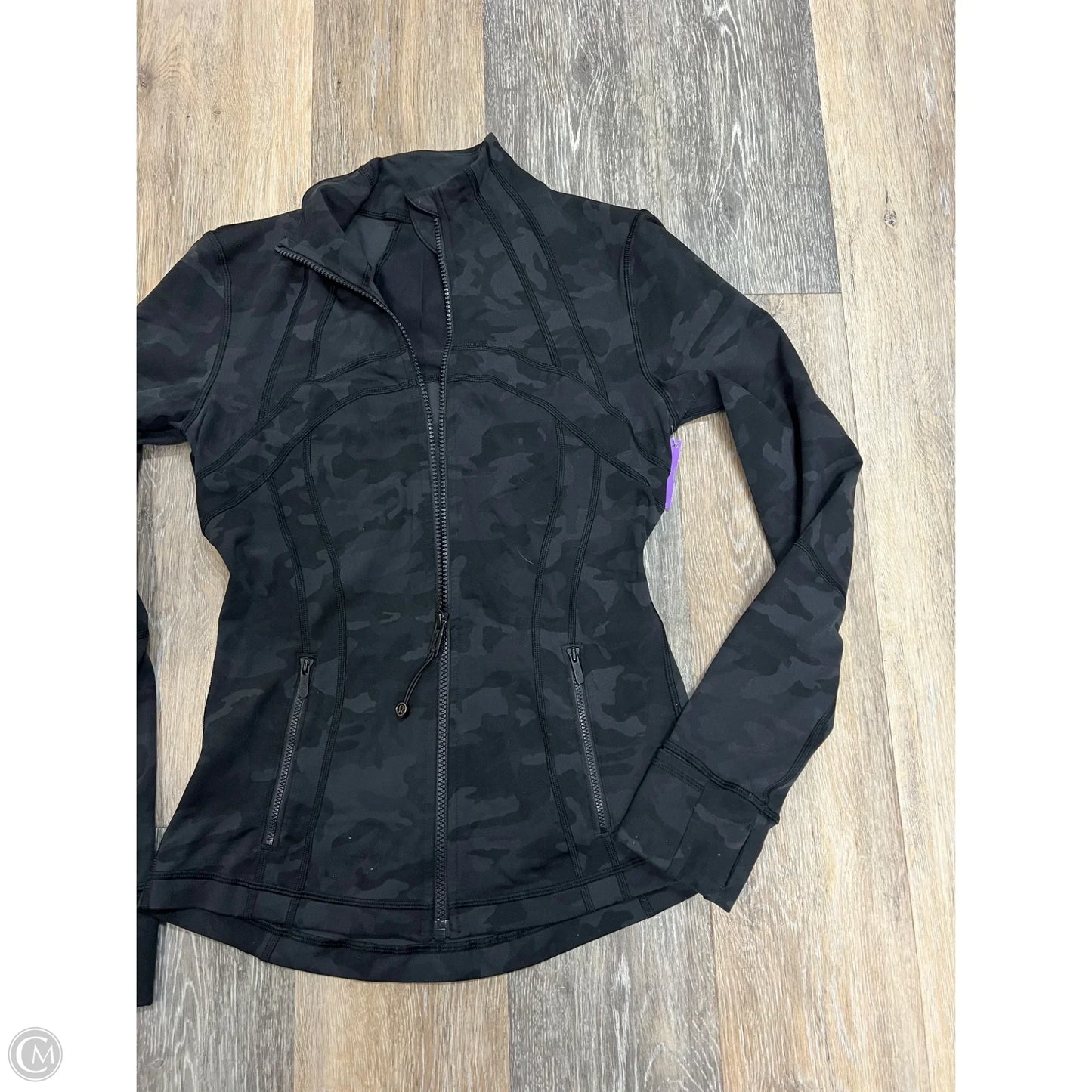 Athletic Sweatshirt Collar By Lululemon In Black, Size: 6