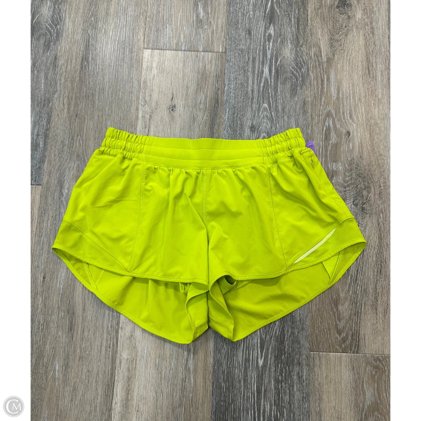 Athletic Shorts By Lululemon In Green, Size: 10