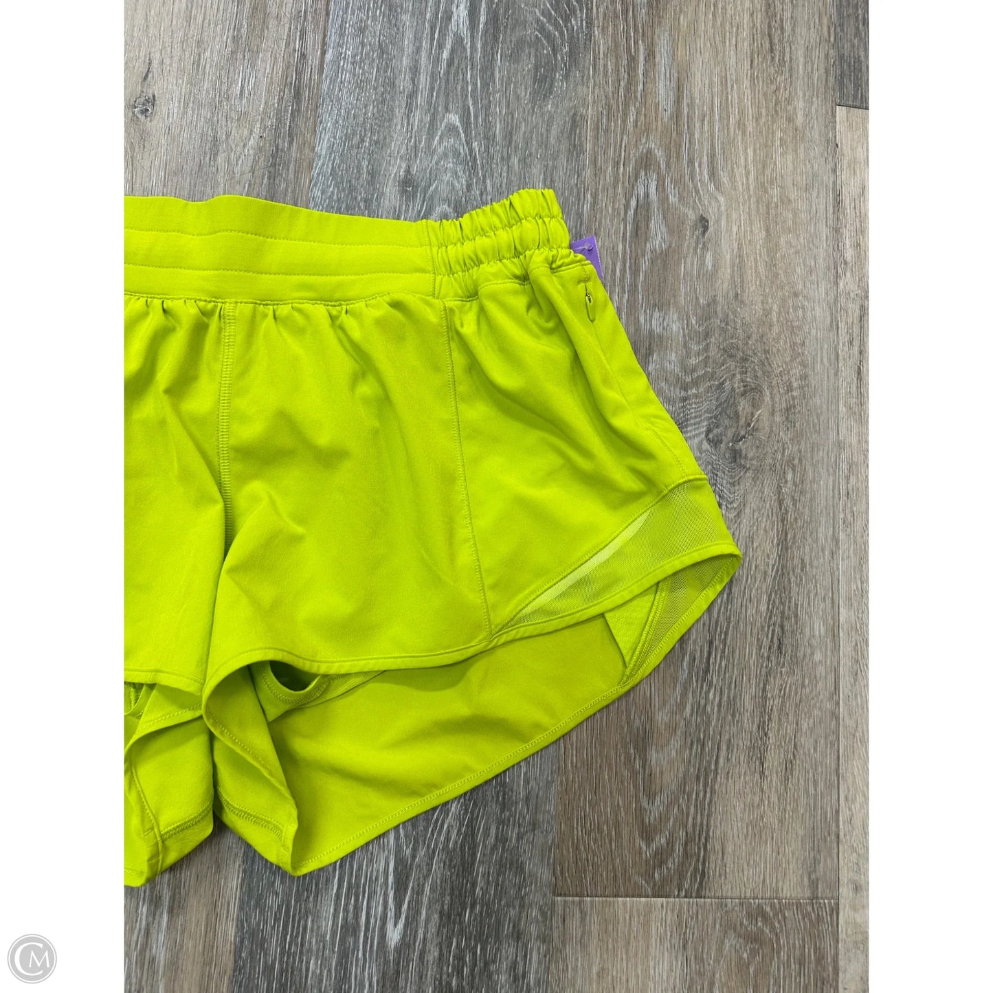 Athletic Shorts By Lululemon In Green, Size: 10