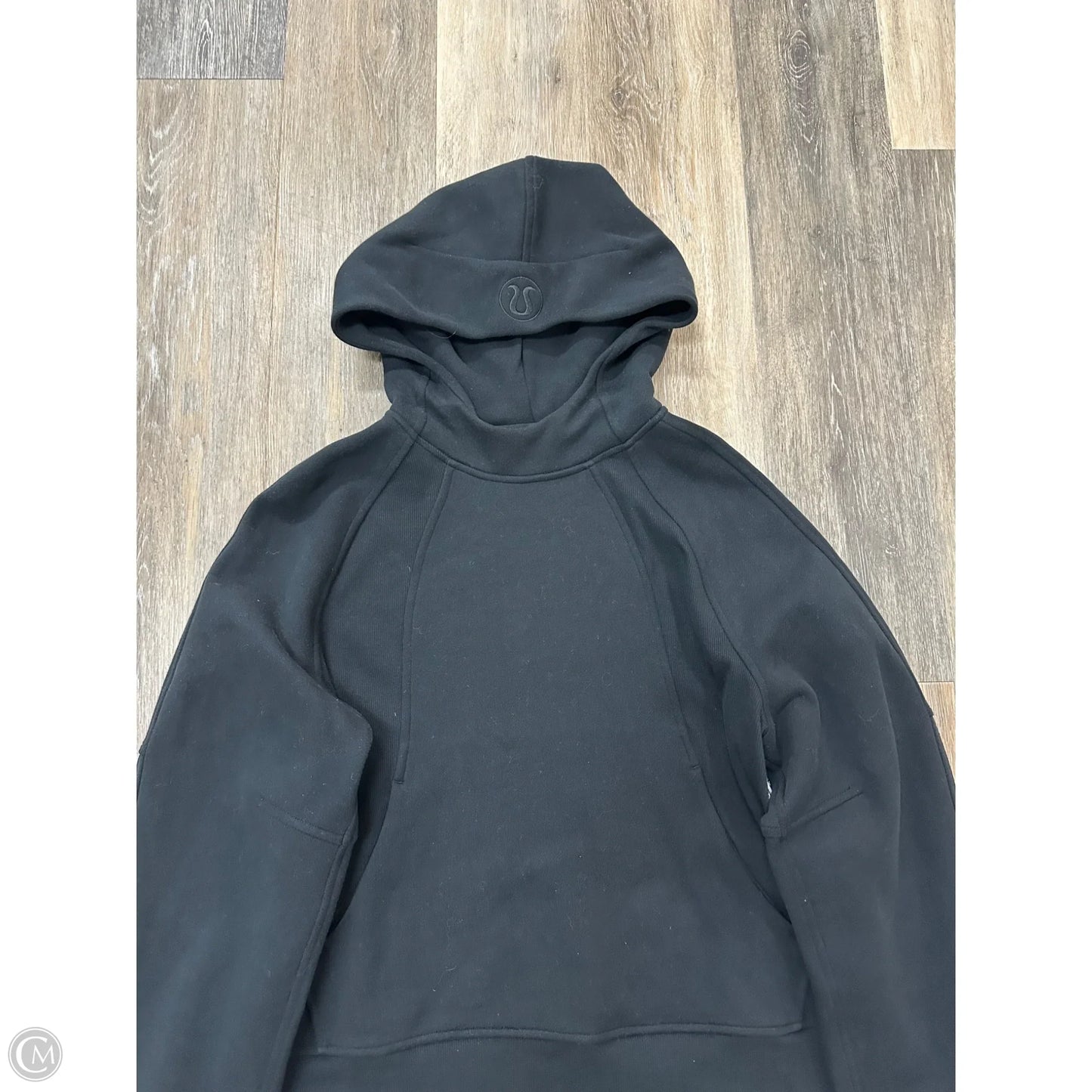 Athletic Sweatshirt Hoodie By Lululemon In Black, Size: Xs