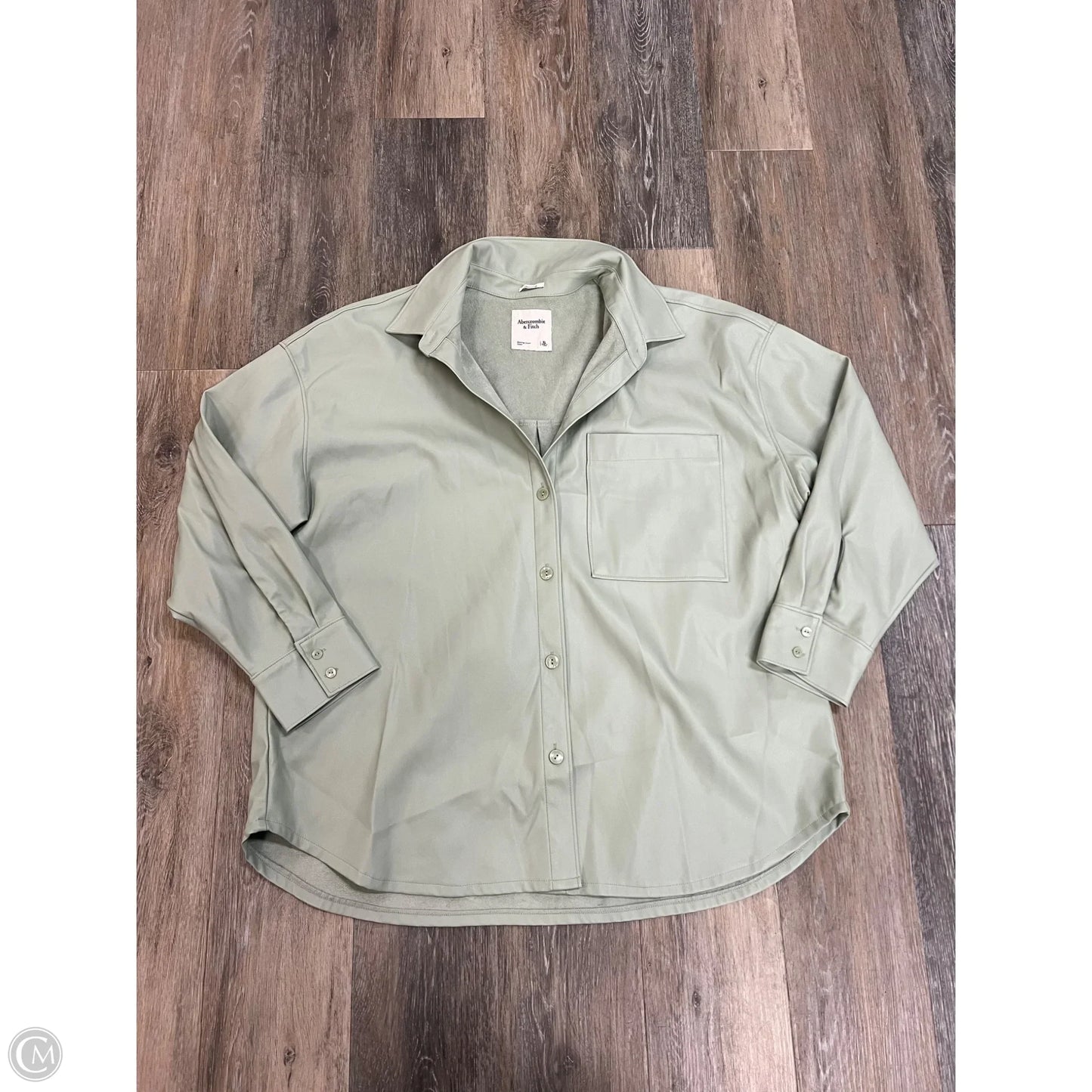-Jacket Other By Abercrombie And Fitch In Green, Size: Xl