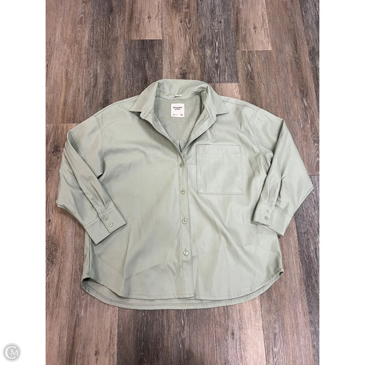 -Jacket Other By Abercrombie And Fitch In Green, Size: Xl