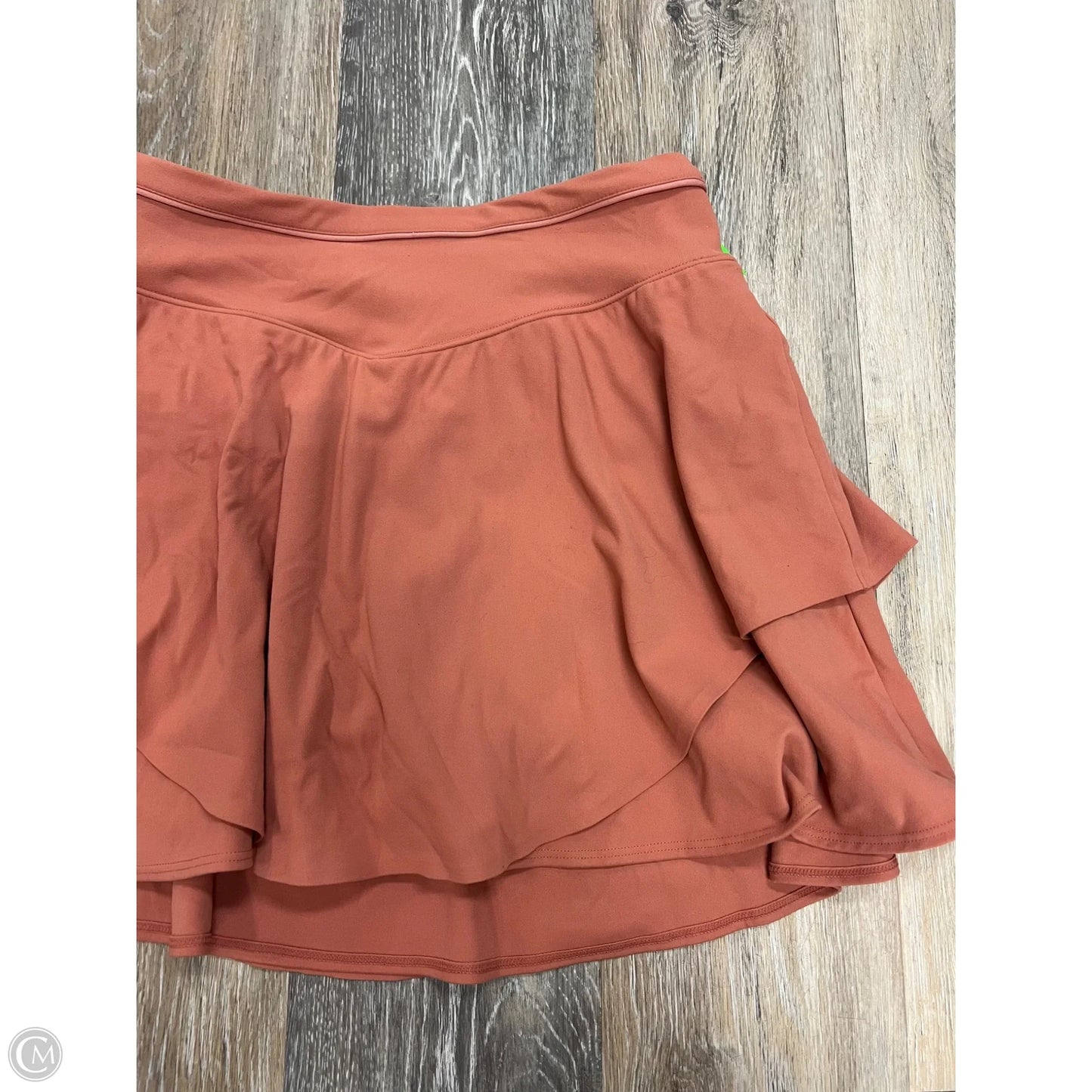 Athletic Skort By Flx In Orange, Size: L