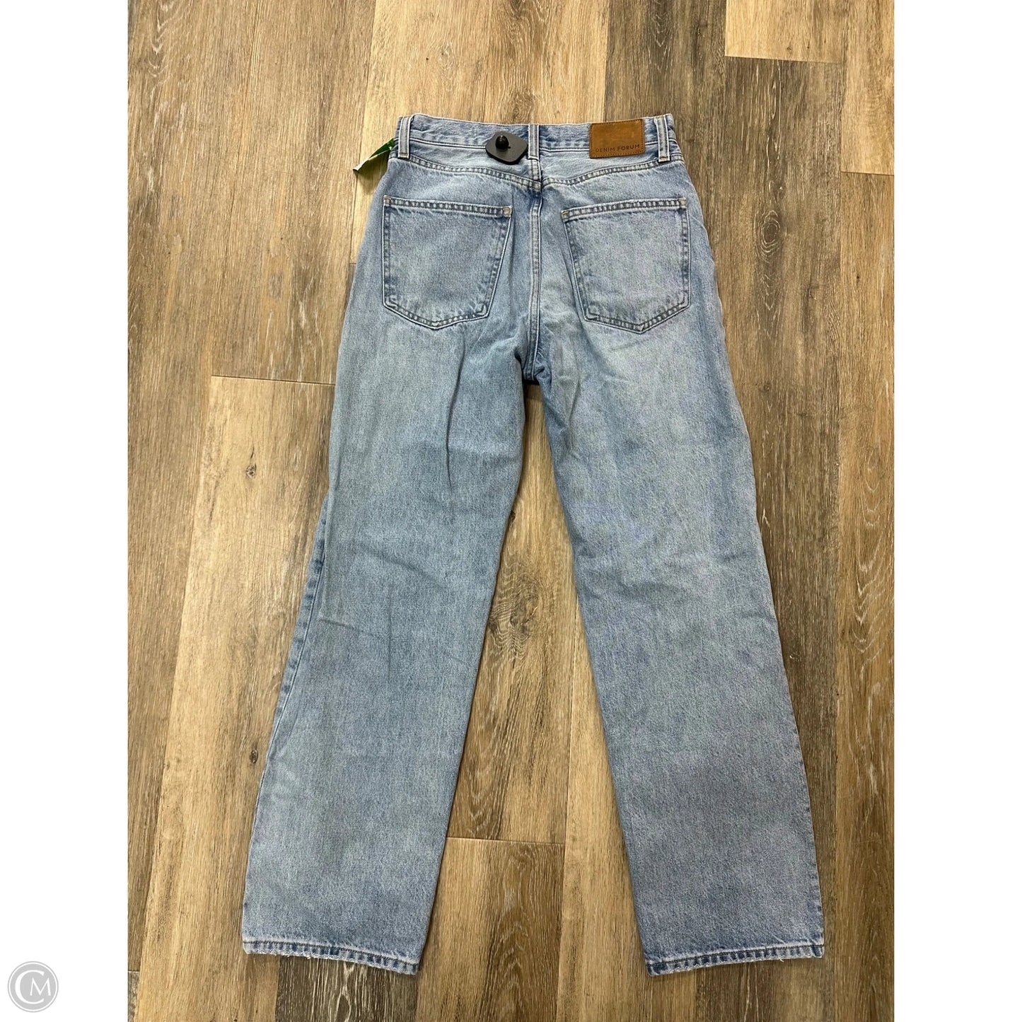 Jeans Straight By Denim Forum In Blue Denim, Size: 2