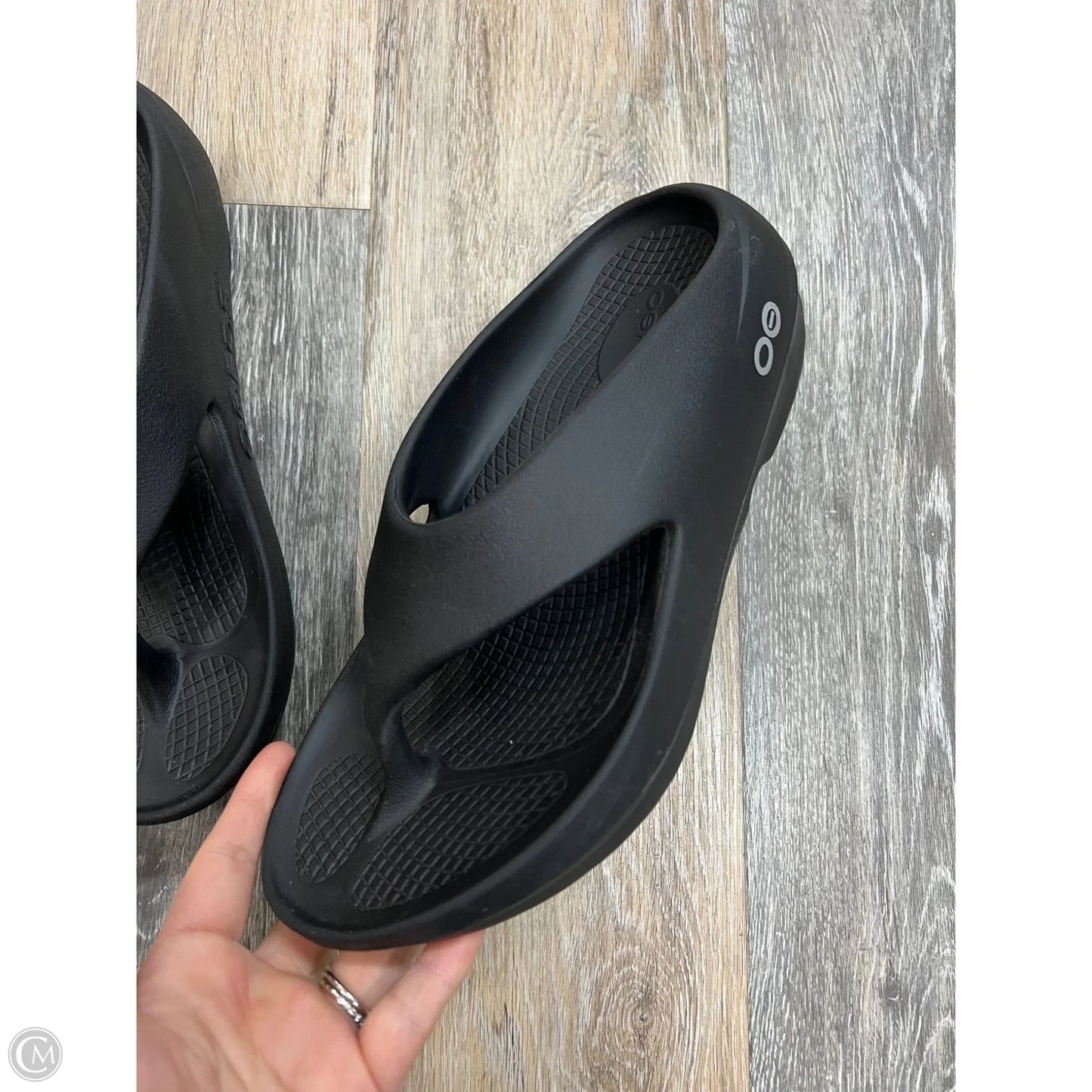 Sandals Flip Flops By Eastland In Black, Size: 8