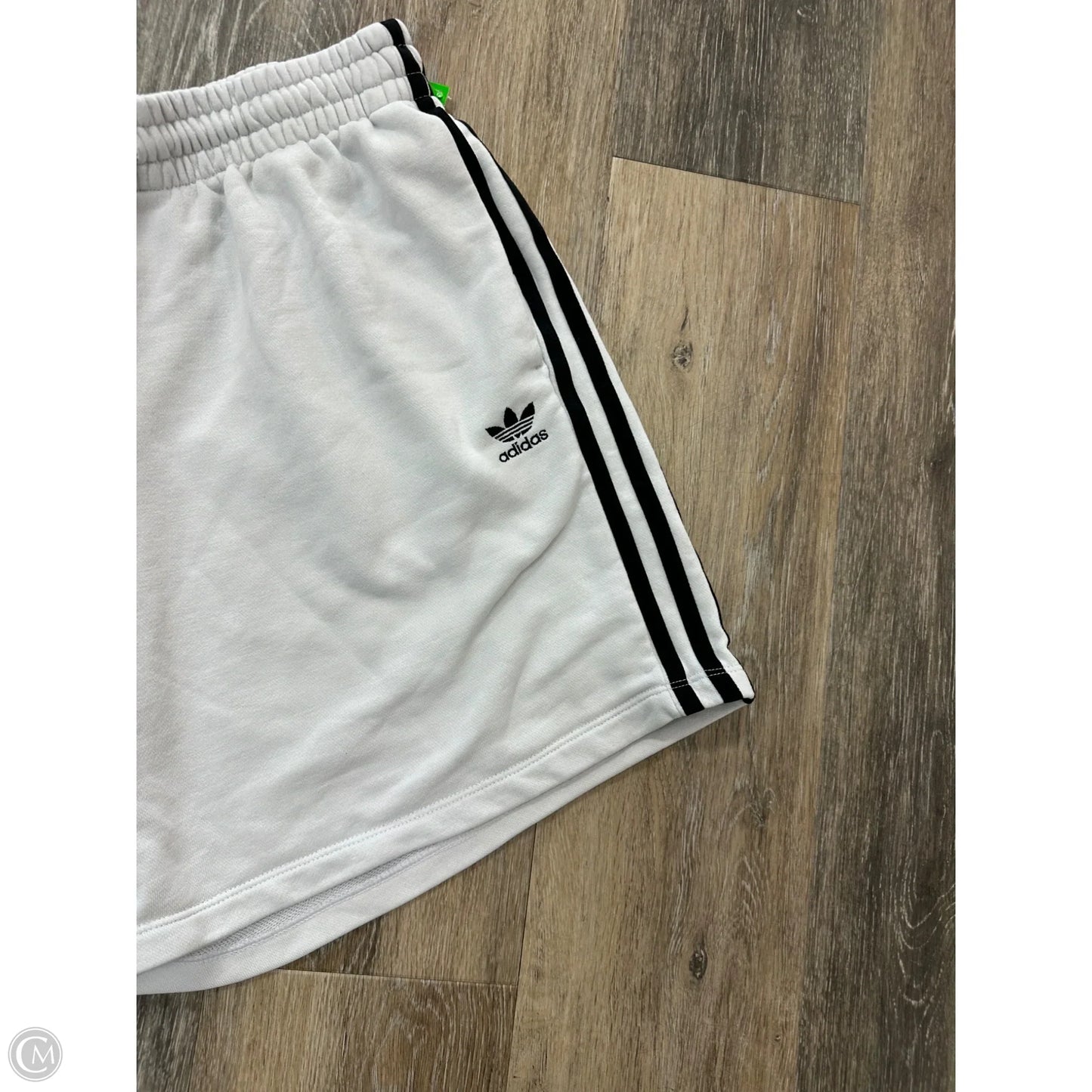 Athletic Shorts By Adidas In White, Size: L