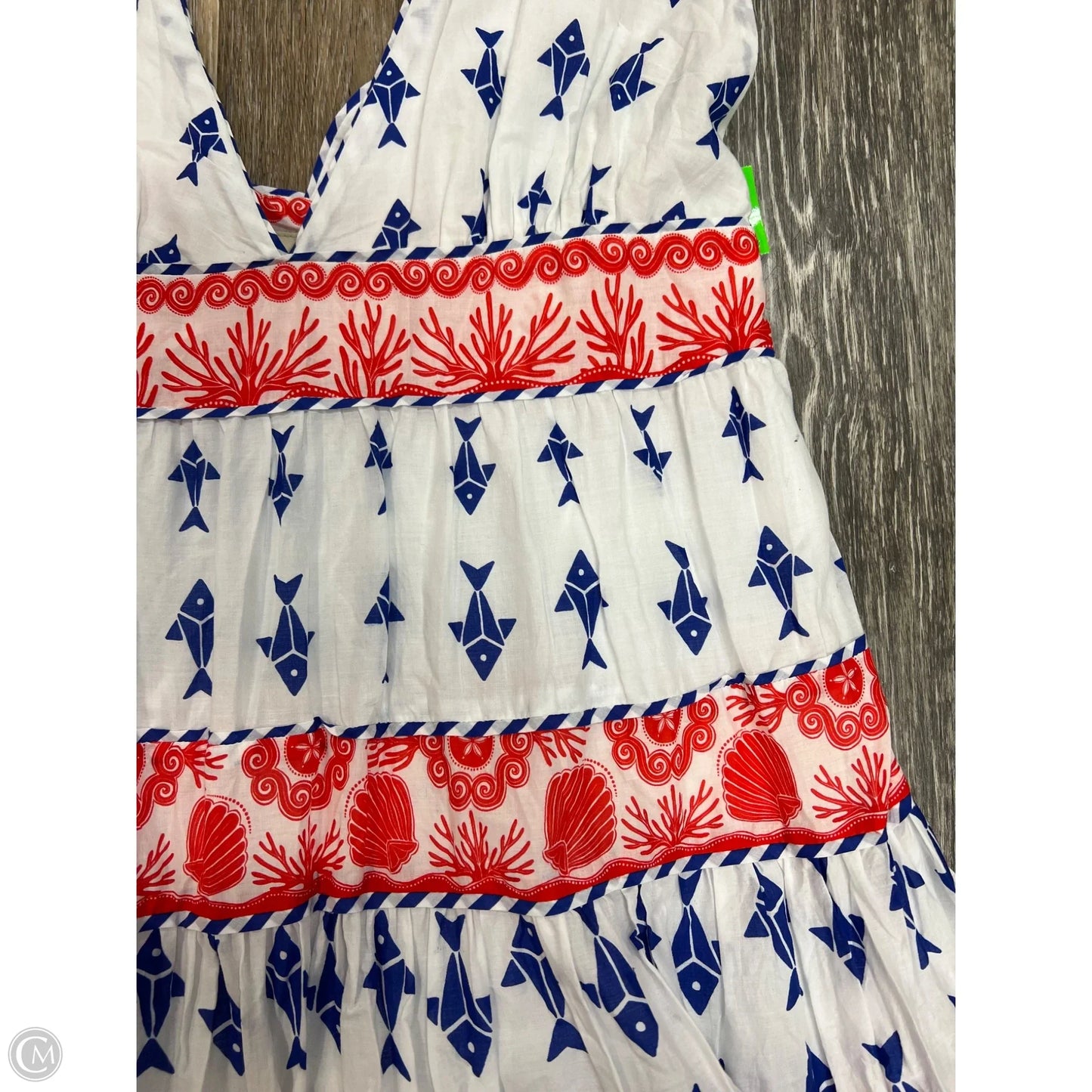 Dress Casual Short By Farm Rio In White, Size: S