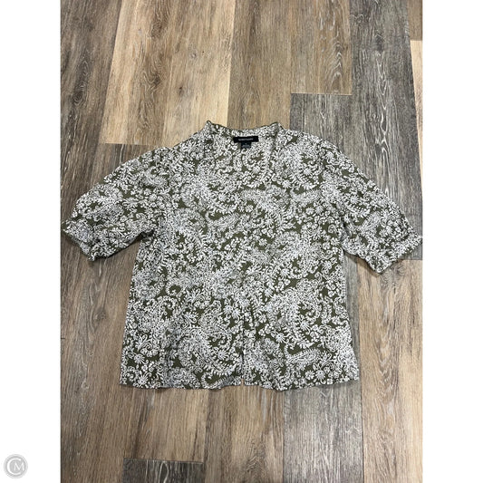 Blouse Short Sleeve By Sanctuary In Green, Size: S