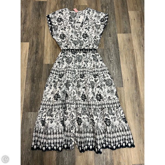 Dress Casual Maxi By Abercrombie And Fitch In Black & White, Size: Xl