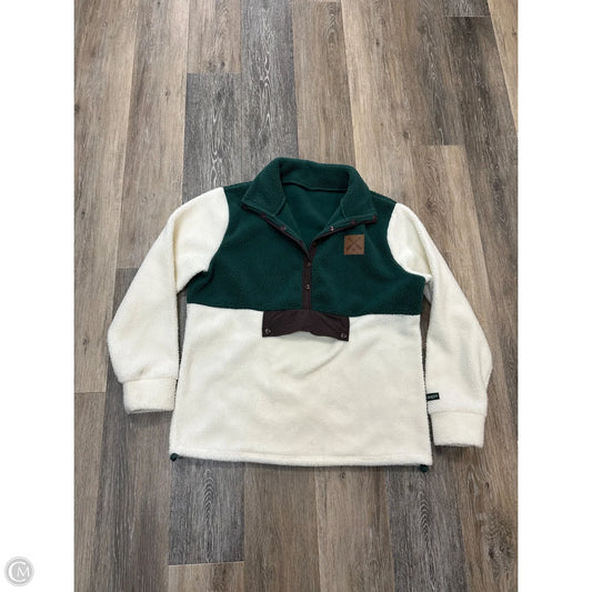 Athletic Fleece By Lakegirl In Green & White, Size: L