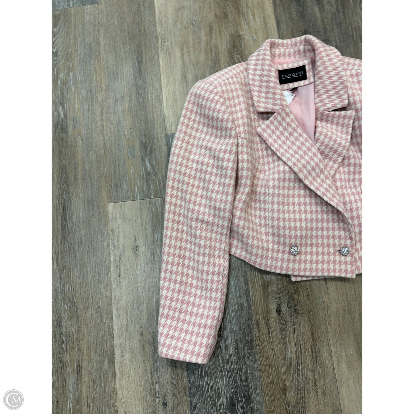 Blazer By Eloquii In Pink, Size: 16