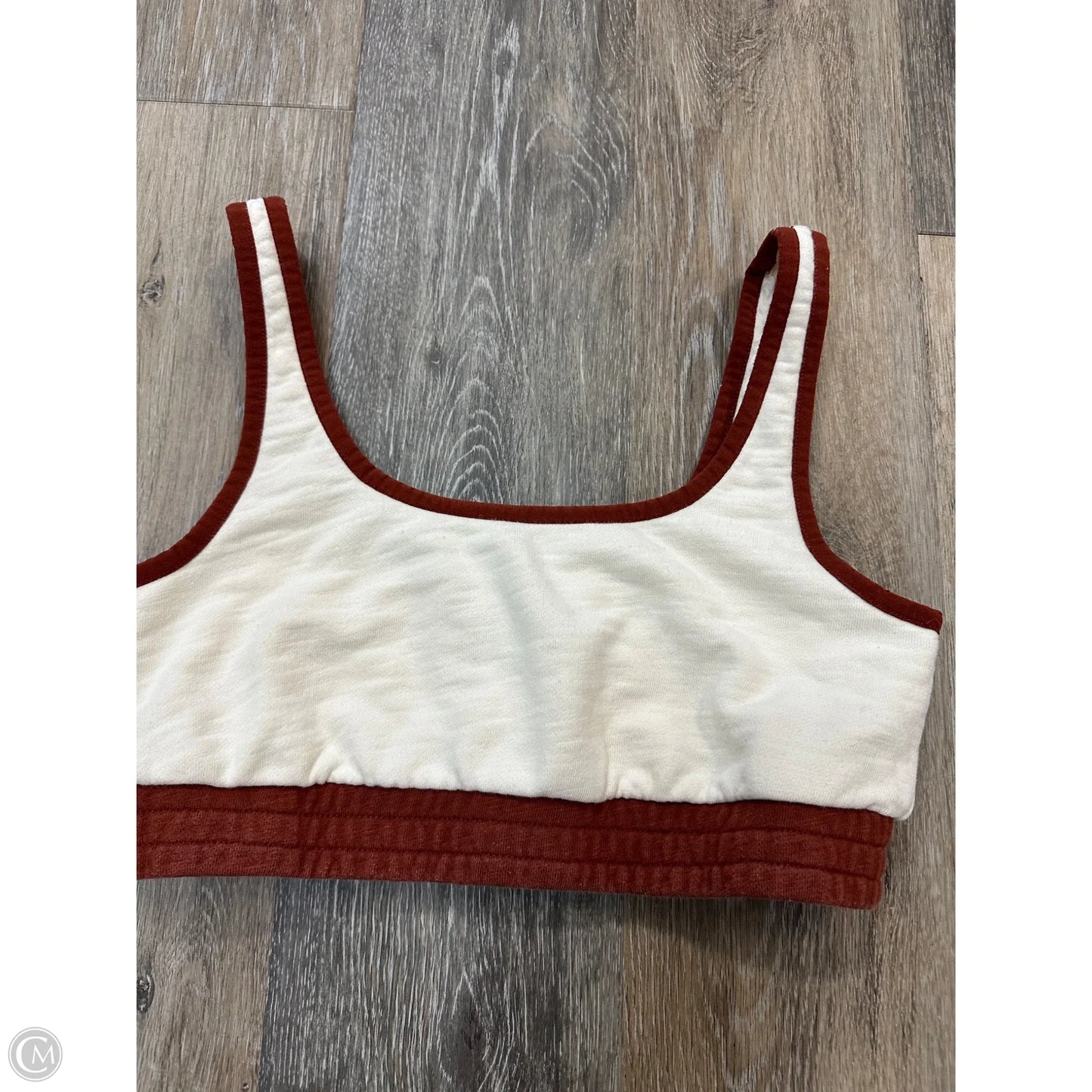 Tank Top By Madewell In Red & White, Size: M