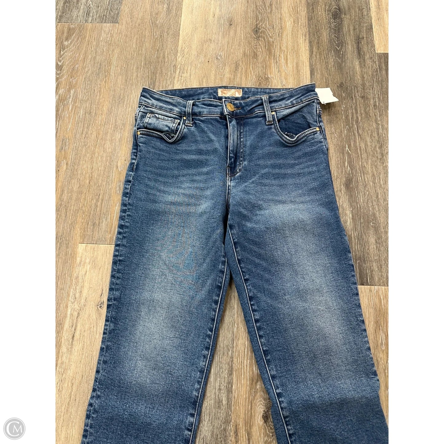 Jeans Cropped By Kut In Blue Denim, Size: 6