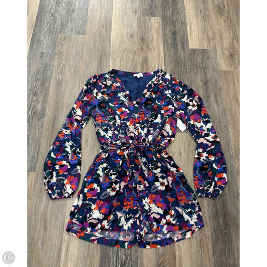 Dress Casual Midi By Evereve In Multi-colored, Size: L