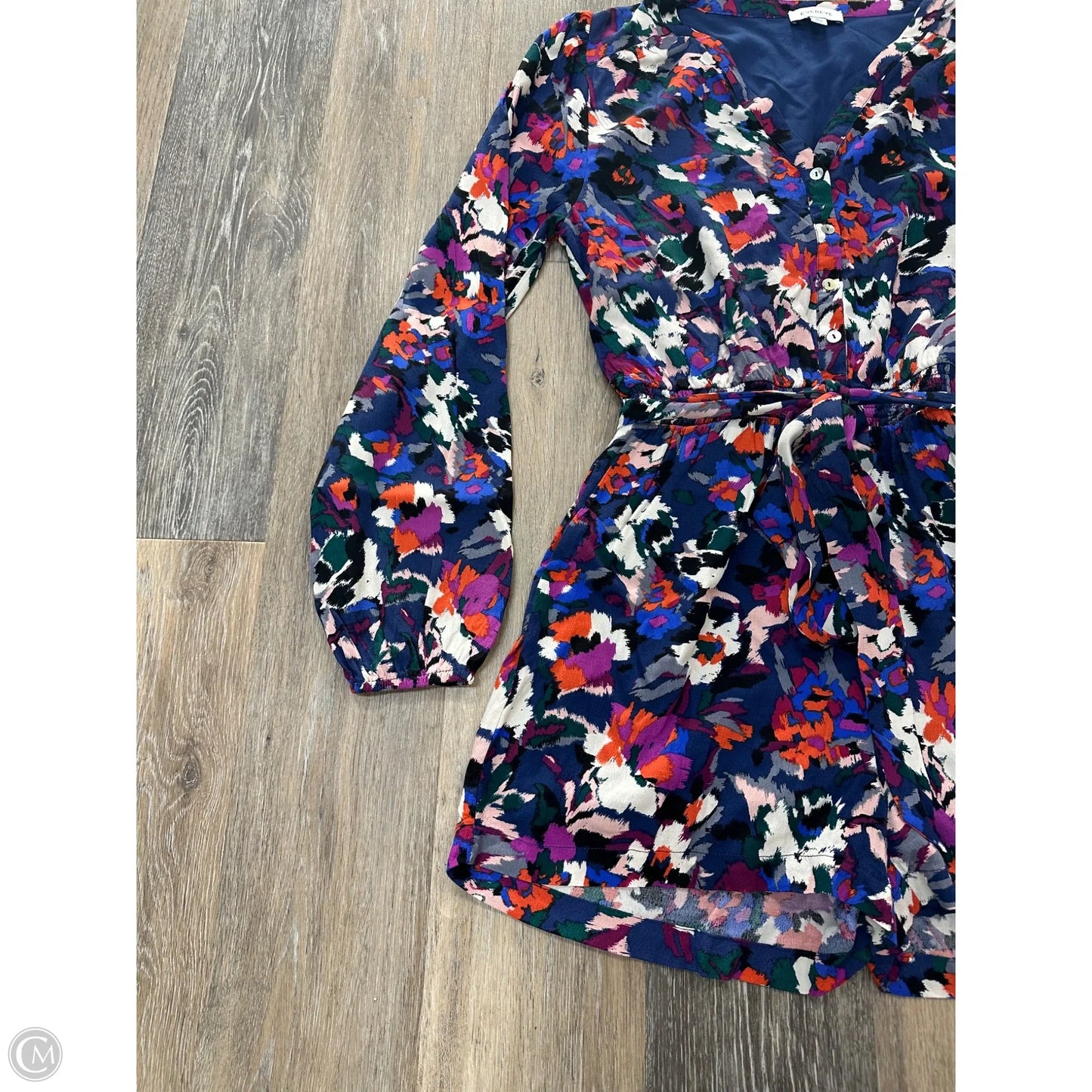 Dress Casual Midi By Evereve In Multi-colored, Size: L