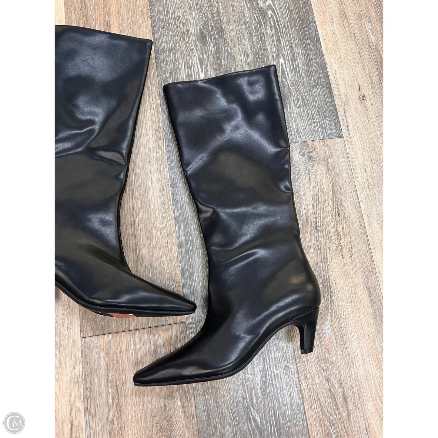 Boots Ankle Heels By Inc In Black, Size: 8.5