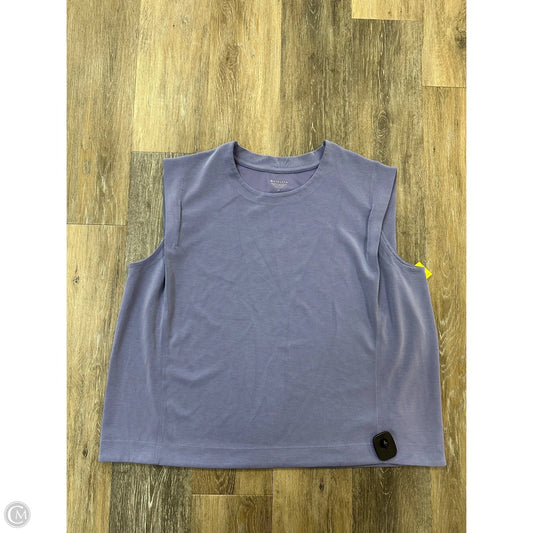 Athletic Tank Top By Athleta In Purple, Size: 2x