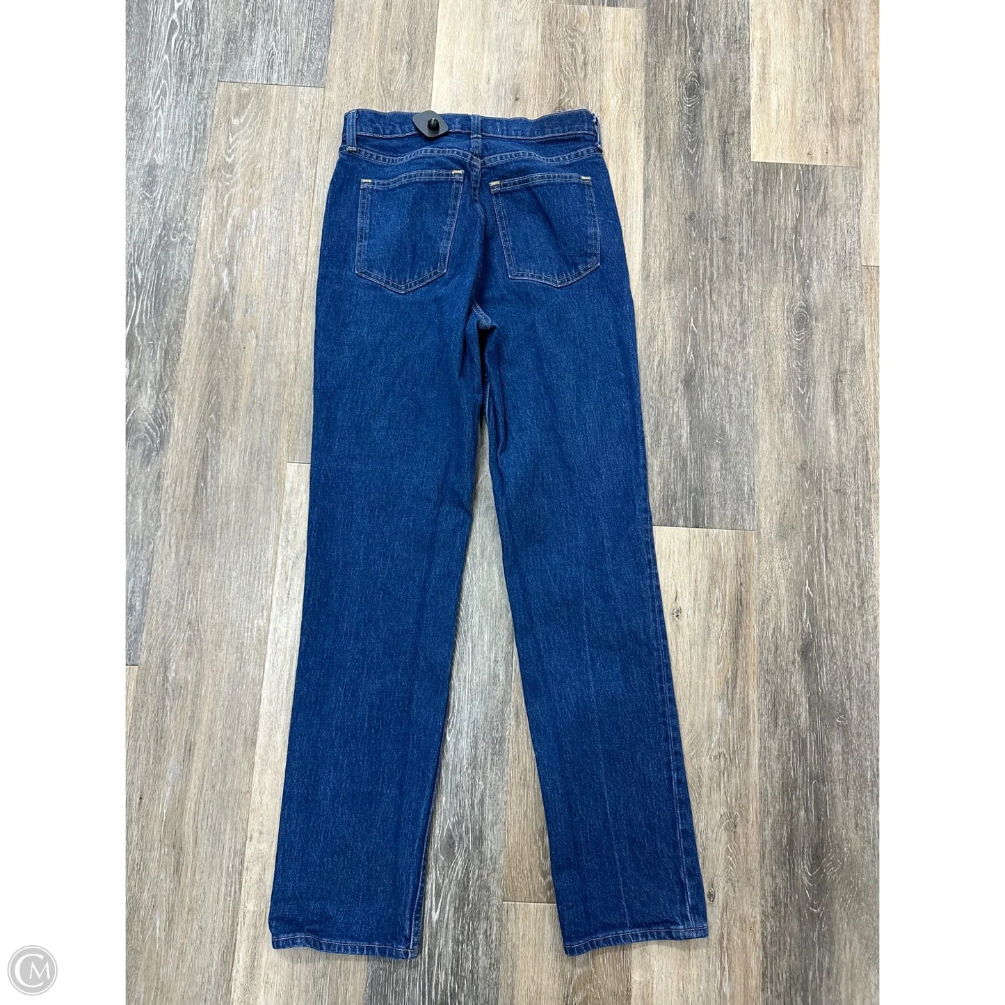 Jeans Straight By Abercrombie And Fitch In Blue Denim, Size: 4