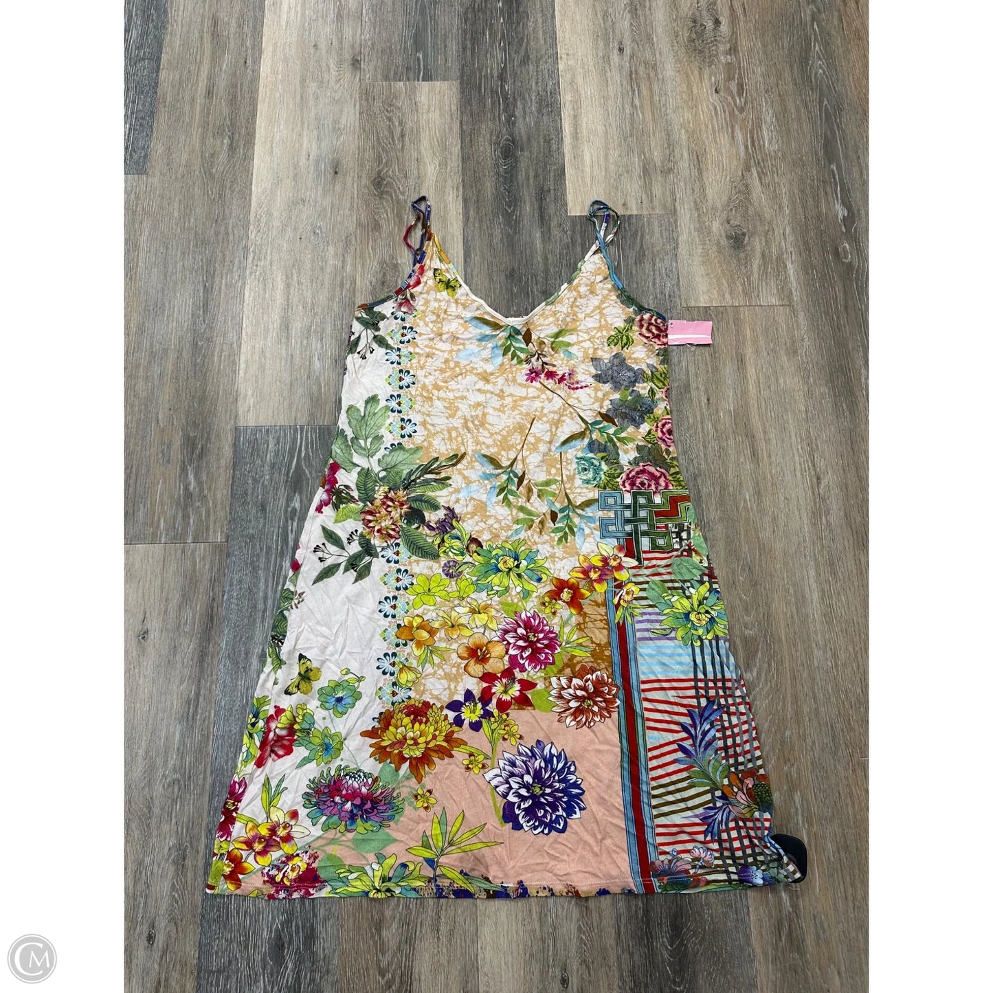 Dress Designer By Johnny Was In Floral Print, Size: M