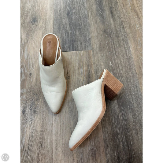Boots Designer By Frye In Cream, Size: 7