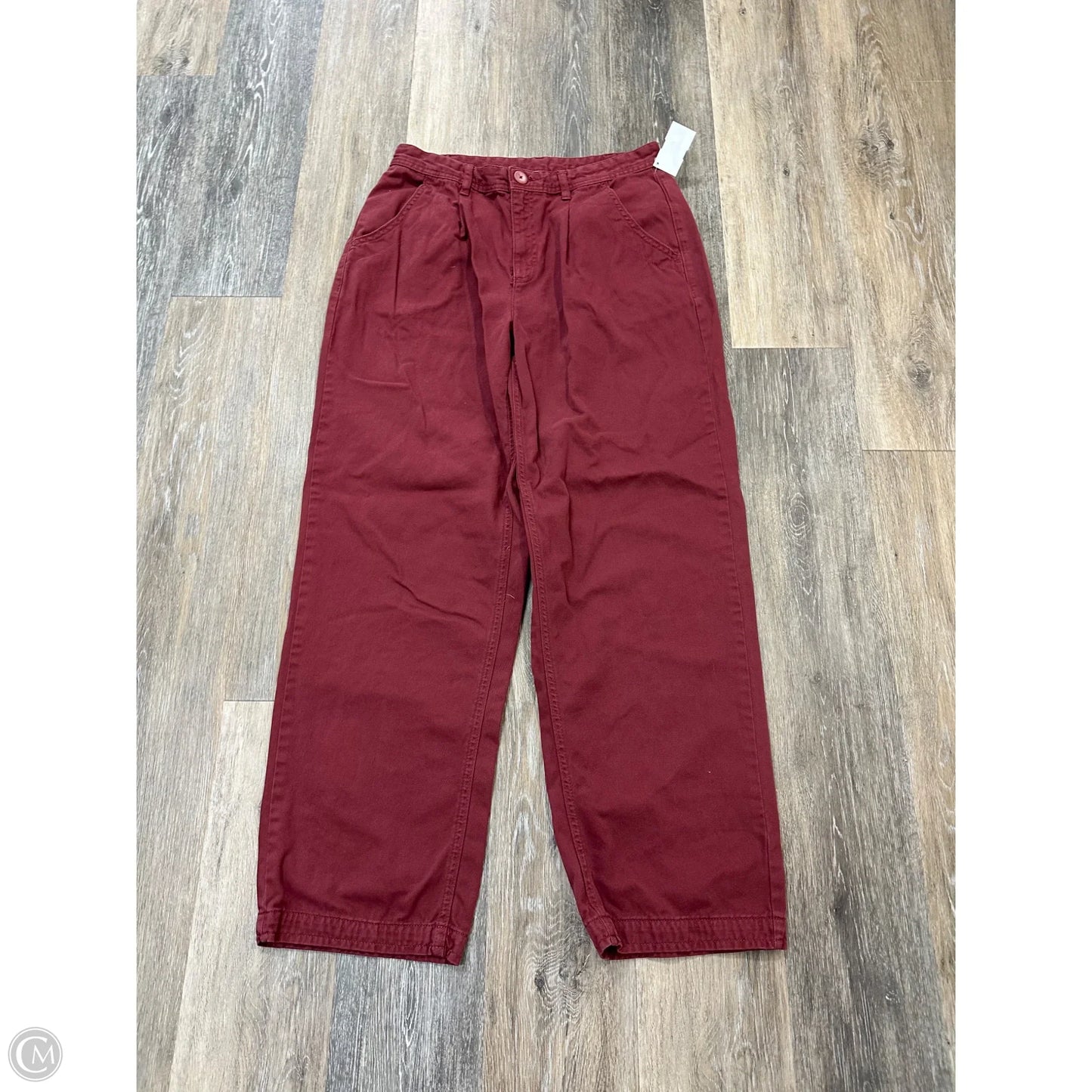 Pants Chinos & Khakis By Free People In Maroon, Size: 8