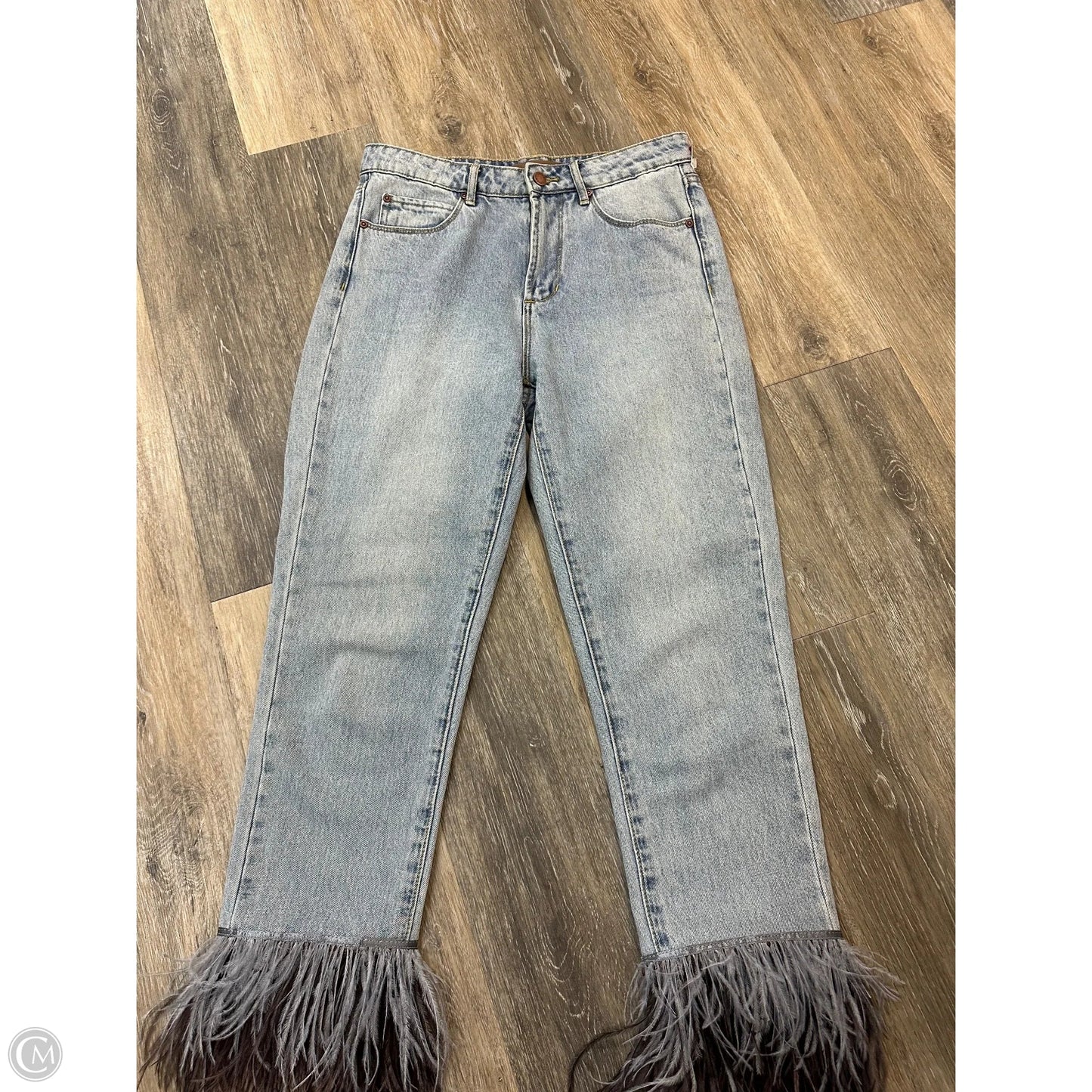 Jeans Cropped By Leith In Blue Denim, Size: 6