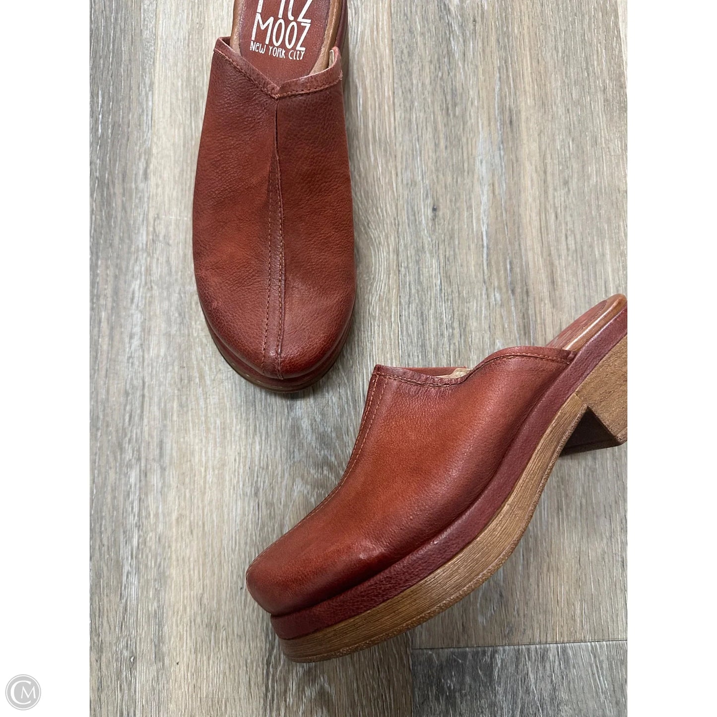 Shoes Heels Block By Miz Mooz In Brown, Size: 6.5