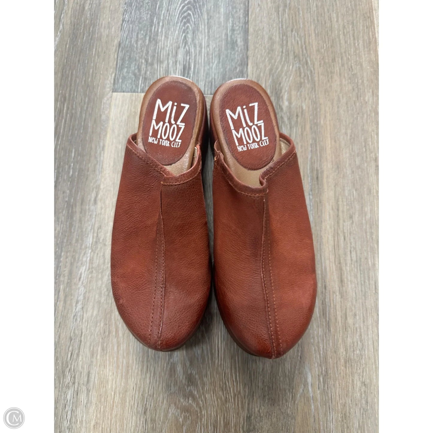 Shoes Heels Block By Miz Mooz In Brown, Size: 6.5