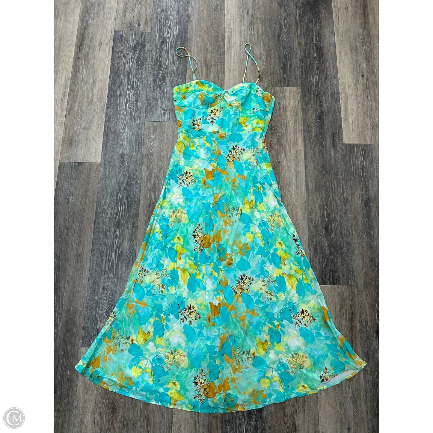 Dress Casual Maxi By Here Comes The Sun In Floral Print, Size: M