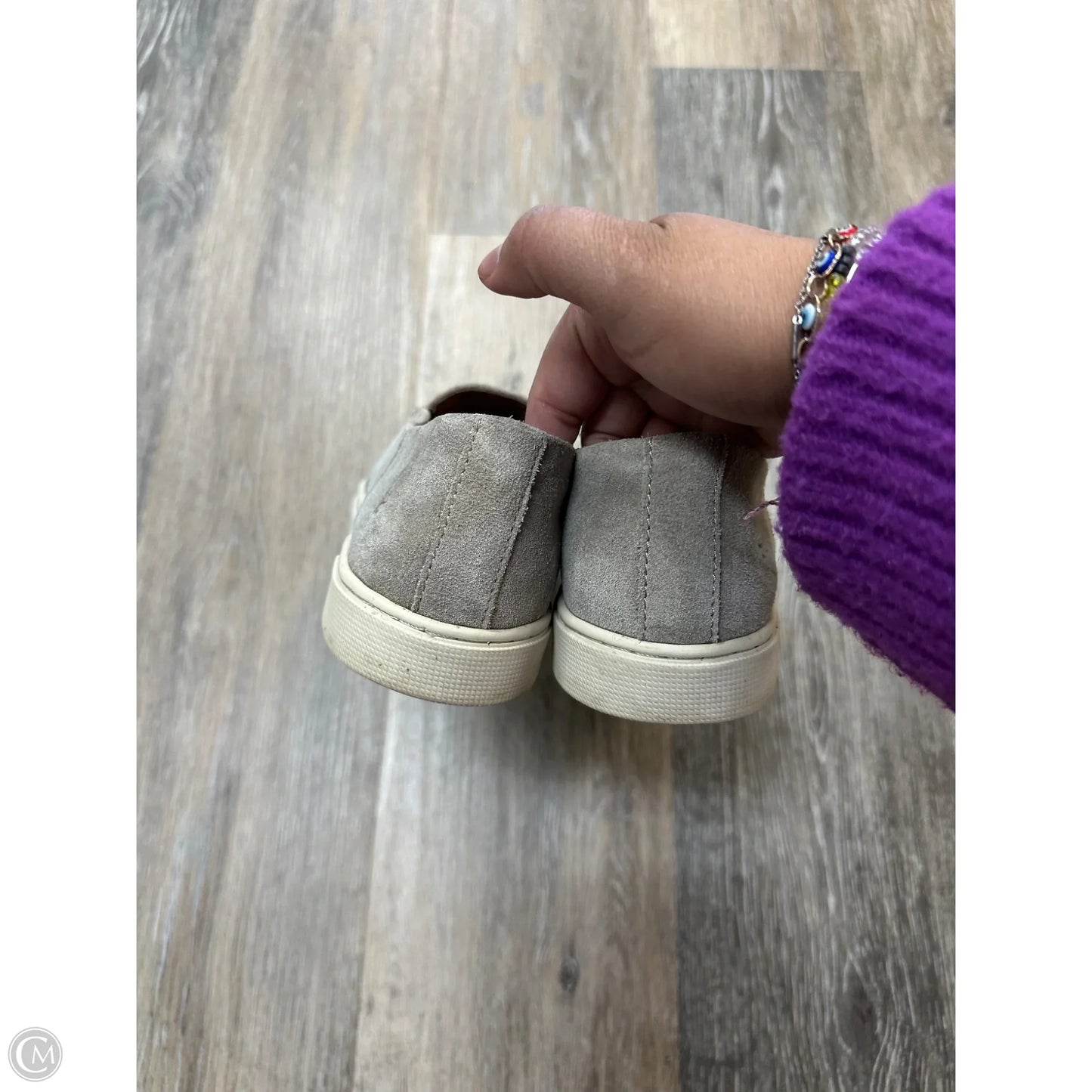 Shoes Designer By Frye In Taupe, Size: 7
